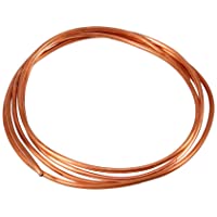 Tubo de cobre - Tubo de tubo de cobre blando 2M OD 4 mm x ID 3 mm Alto rendimiento para tuberías de refrigeración